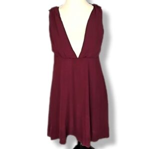 Forever 21 Mini A-Line Dress Size Medium Deep V neck HOCO Cocktail Event